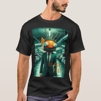 “404: バッファから魚が消えた (Lagpool v10.0 が起動 Tシャツ
