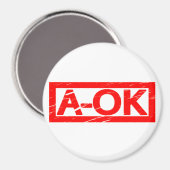 A-OKスタンプ マグネット (正面/裏面)