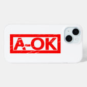 A-OKスタンプ Case-Mate iPhoneケース (裏面 (横))