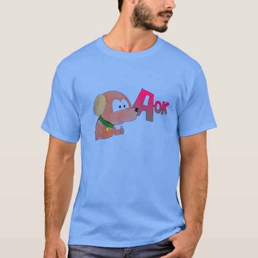 A-OK犬 Tシャツ (正面)