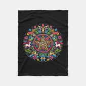 A Pagan Pattern フリースブランケット (正面)