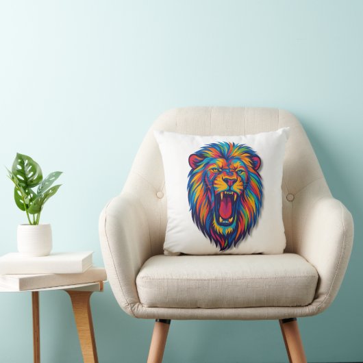 A PAINTED LION クッション (椅子)