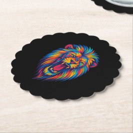 A PAINTED LION ペーパーコースター