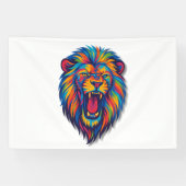 A PAINTED LION Banner 横断幕 (横)