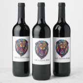 A PAINTED LION   Wine Label  ワインラベル (ボトル)