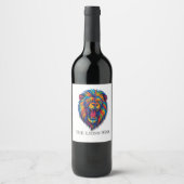 A PAINTED LION   Wine Label  ワインラベル (正面)