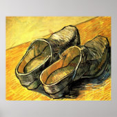 A Pair of Leather Clogs by Vincent van Gogh ポスター (正面)