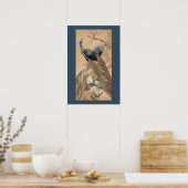 A Pair of Peacocks in Spring by Imao Keinen ポスター (キッチン)
