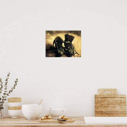 A Pair of Shoes - Van Gogh ポスター (キッチン)