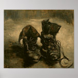 A Pair of Shoes, Vincent van Gogh ポスター<br><div class="desc">A Pair of Shoes, Vincent van Gogh. Oil on canvas, 37.5 X 45 cm. Amsterdam, Van Gogh Museum. F 255, JH 1124 Vincent Willem van Gogh (30 March 1853 – 29 July 1890) was a Dutch Post -Impressionist artist. Some of his paintings are now among the world's best known, most...</div>