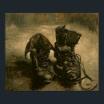 A Pair of Shoes, Vincent van Gogh ポスター<br><div class="desc">A Pair of Shoes, Vincent van Gogh. Oil on canvas, 37.5 X 45 cm. Amsterdam, Van Gogh Museum. F 255, JH 1124 Vincent Willem van Gogh (30 March 1853 – 29 July 1890) was a Dutch Post -Impressionist artist. Some of his paintings are now among the world's best known, most...</div>