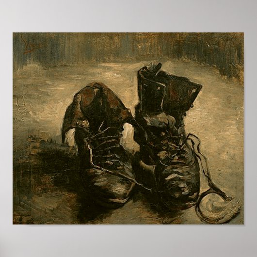 A Pair of Shoes, Vincent van Gogh ポスター (正面)