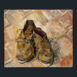 A Pair of Shoes, Vincent van Gogh ポスター<br><div class="desc">A Pair of Shoes, Vincent van Gogh. Oil on canvas, 44 x 53 cm. New York, Metropolitan Museum of Art. F 461, JH 1569  Vincent Willem van Gogh (30 March 1853 – 29 July 1890) was a Dutch Post -Impressionist artist. Some of his paintings are now among the world's best...</div>