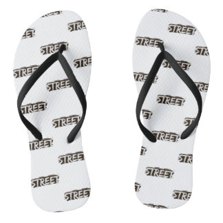 A pair of white Slipers ビーチサンダル