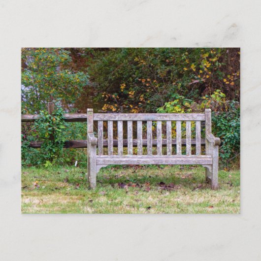 A Park Bench ポストカード (正面)