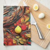 A Partridge In A Pear Tree キッチンタオル (四つ折り)