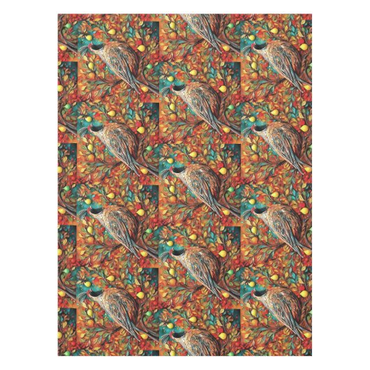 A Partridge In A Pear Tree テーブルクロス (正面)