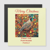 A Partridge In A Pear Tree マグネット招待状 (正面/裏面)