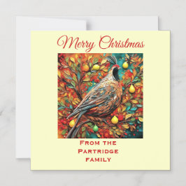 A Partridge In A Pear Tree マグネット招待状