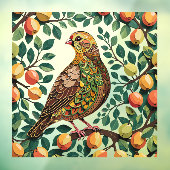 A Partridge In A Pear Tree Cut-Out Stencil-Style ウィンドウサイン (シート3)