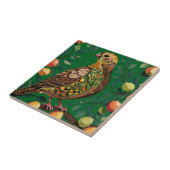 A Partridge In A Pear Tree Cut-Out Stencil-Style タイル (側面)