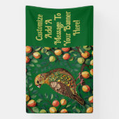 A Partridge In A Pear Tree Cut-Out Stencil-Style 横断幕 (縦)