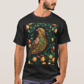 A Partridge In A Pear Tree Cut-Out Stencil-Style Tシャツ (正面)