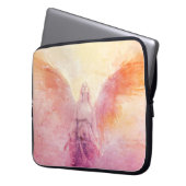 A Pastel Angel on a 15" Electronics Bag ラップトップスリーブ (正面左)
