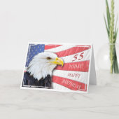 A patriotic 55th birthday card カード (正面)