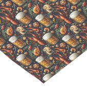 A pattern for beer and seafood lovers. ショートテーブルランナー (コーナー)