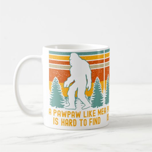 A Pawpaw Like Me Is Hard To Find Bigfoot Grandpa コーヒーマグカップ (左)