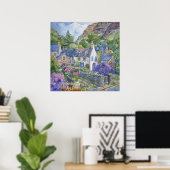 A Peaceful Scottish Village ポスター (ホームオフィス)