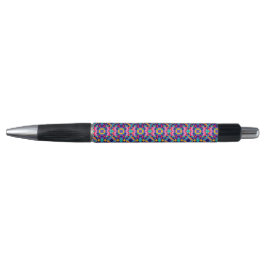 A pen with a colorful geometric pattern  ボールペン