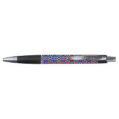 A pen with a colorful geometric pattern  ボールペン (裏面)