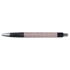 A pen with a colorful geometric pattern  ボールペン