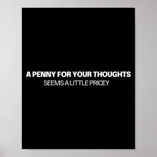 A Penny For Your Thoughts - Joke ポスター (正面)