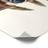 A Perch of Birdsヴィンテージフィンチイラストレーション, 1880 ポスター (角)