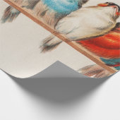 A Perch of Birds, 1880 by Hector Giacomelli ラッピングペーパー (角)