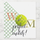 A Perfect Match Paper Napkin ワインラベル (シングルラベル)