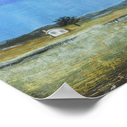 A Perfect Storm抽象芸術アート絵画風景 ポスター (角)