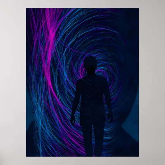 A person finds themselves lost in the algorithm ポスター (正面)