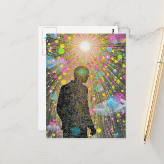 A person finds themselves lost in the algorithm ポストカード (正面/裏面インサイチュ)