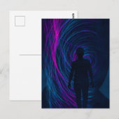  A person finds themselves lost in the algorithm ポストカード (正面/裏面)