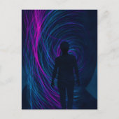  A person finds themselves lost in the algorithm ポストカード (正面)