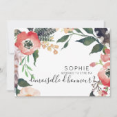 a personaliser invitation de demoiselle d'honneur 招待状 (正面)