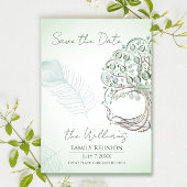 A personalized Family Tree Reunion Invitation 招待状