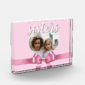A personalized heart template - sisters フォトブロック (左)