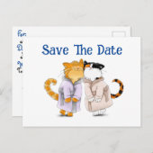 A Personally日付猫はがきカッコいいを保存 ポストカード (正面/裏面)