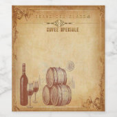 à personnalisé ワインラベル (シングルラベル)