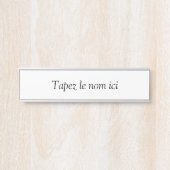 A personnaliser サインプレート (正面)